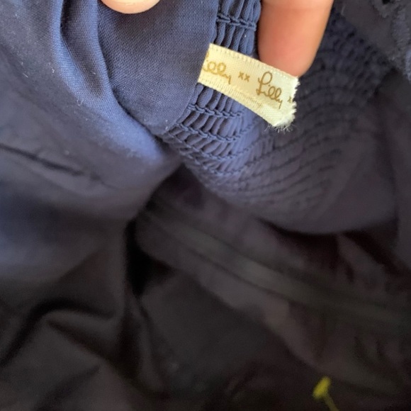 Lilly Pulitzer Cyndi Fit & Flare Navy Dress - Picture 7 of 12